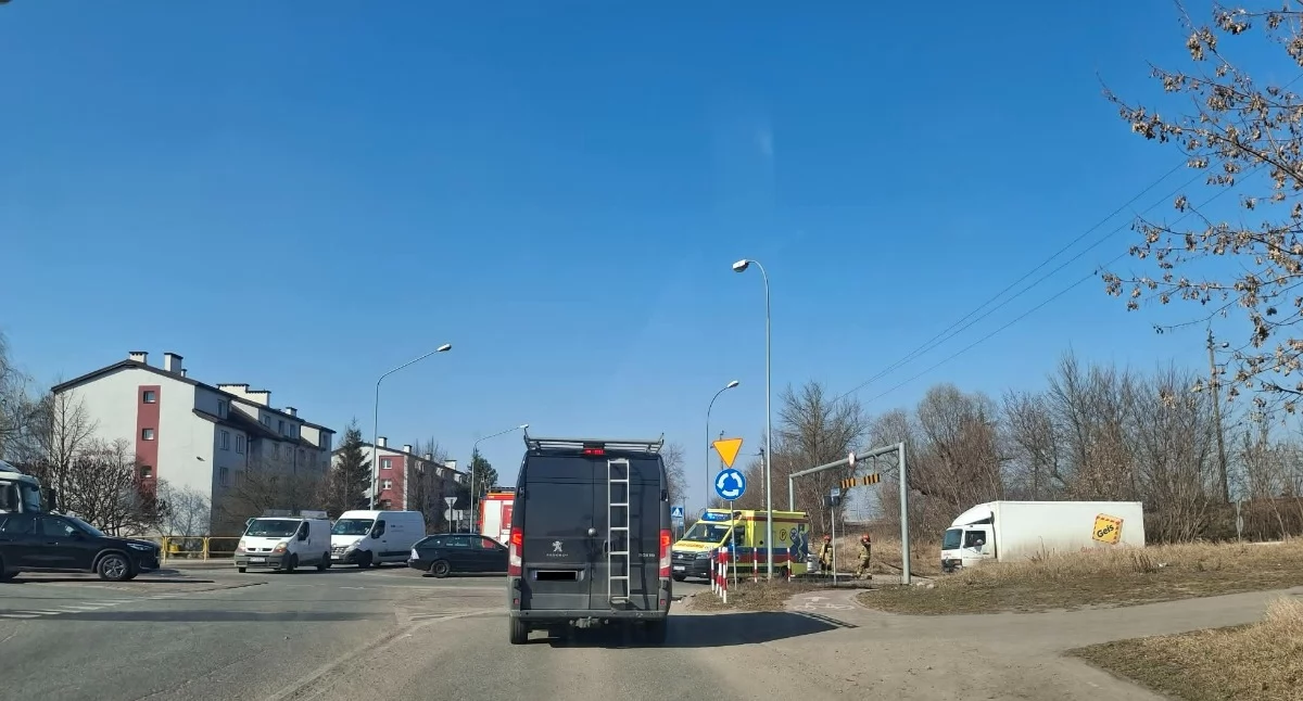 Siedlce: Zderzenie na ul. Łukowskiej 