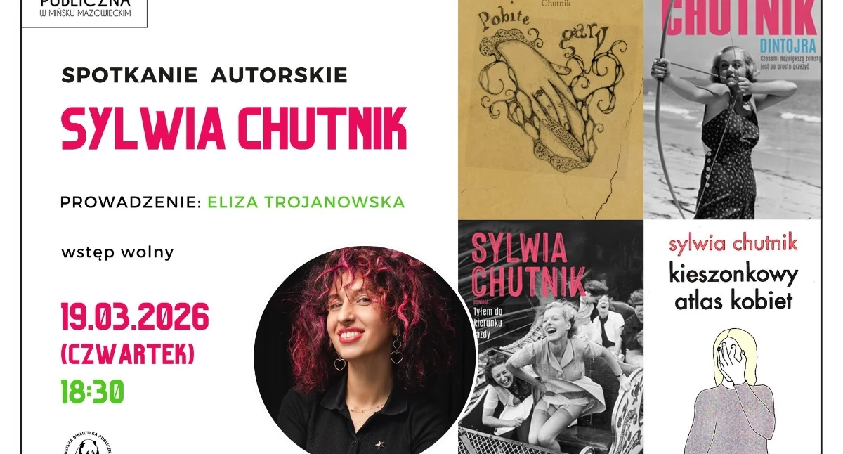 Spotkanie autorskie z Sylwią Chutnik 