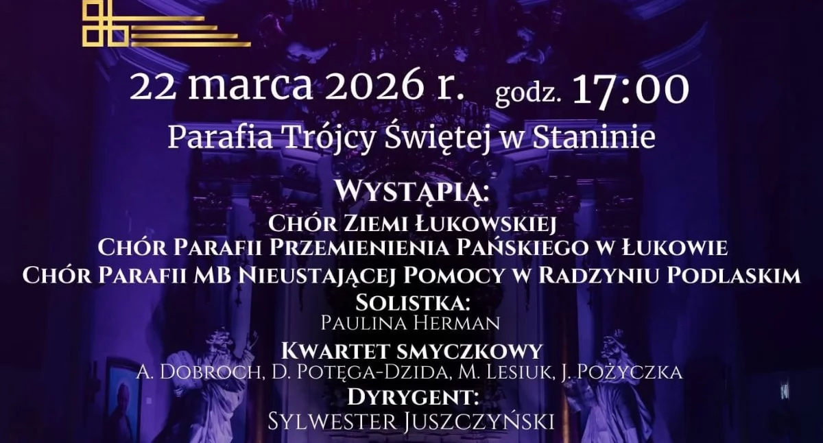 Koncert pasyjny „Stabat Mater” w Staninie