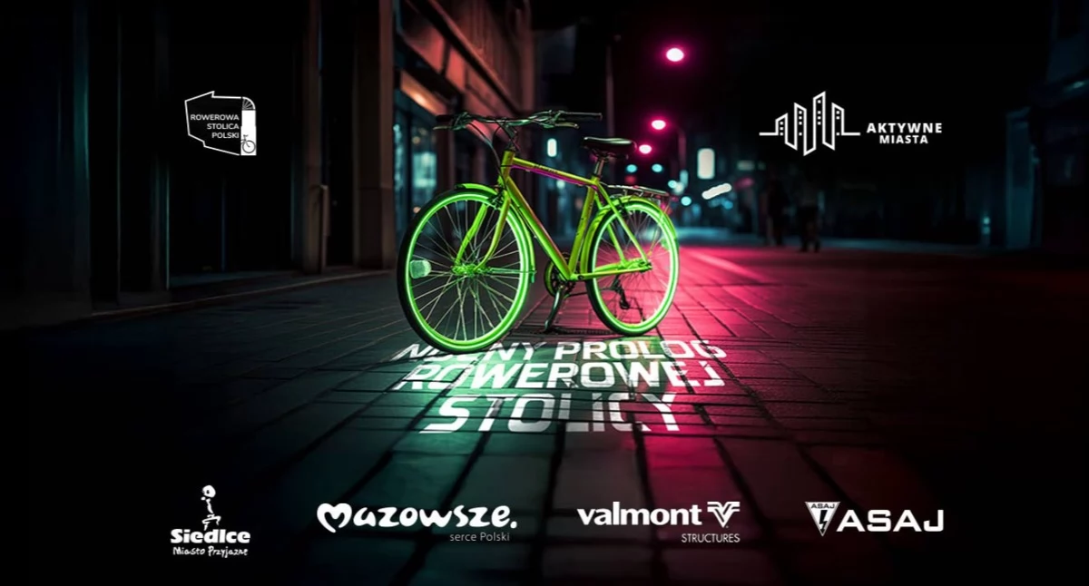 Start o północy! Nocny przejazd rowerowy w Siedlcach