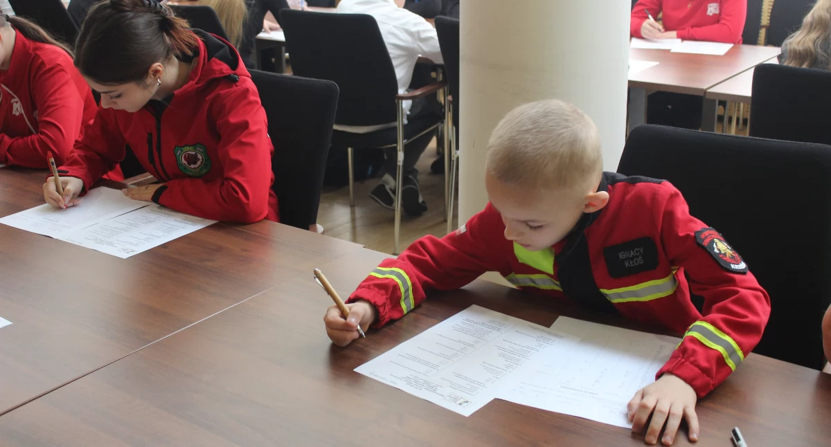 Uczniowie z Siedlec i powiatu rywalizowali w turnieju wiedzy pożarniczej