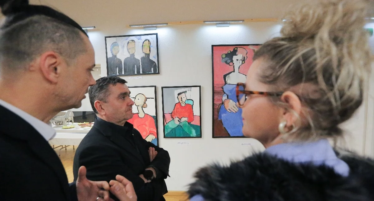 Wystawa na inauguracje Galerii Stacja w Łochowie 