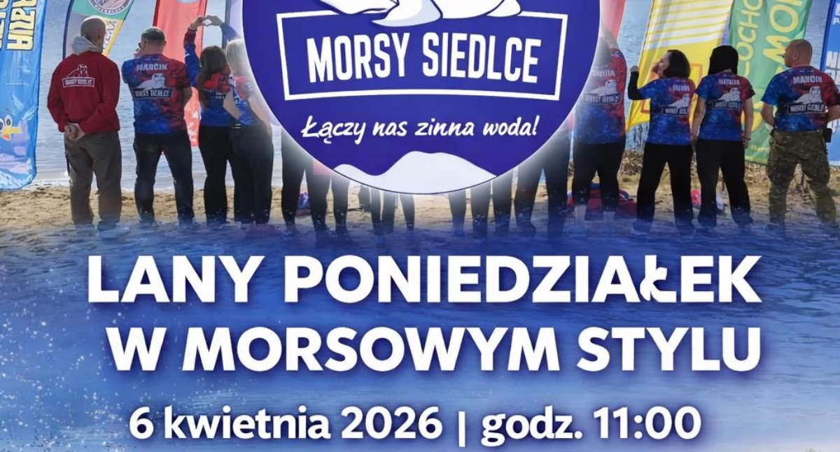 Lany Poniedziałek w morsowym stylu nad zalewem siedleckim
