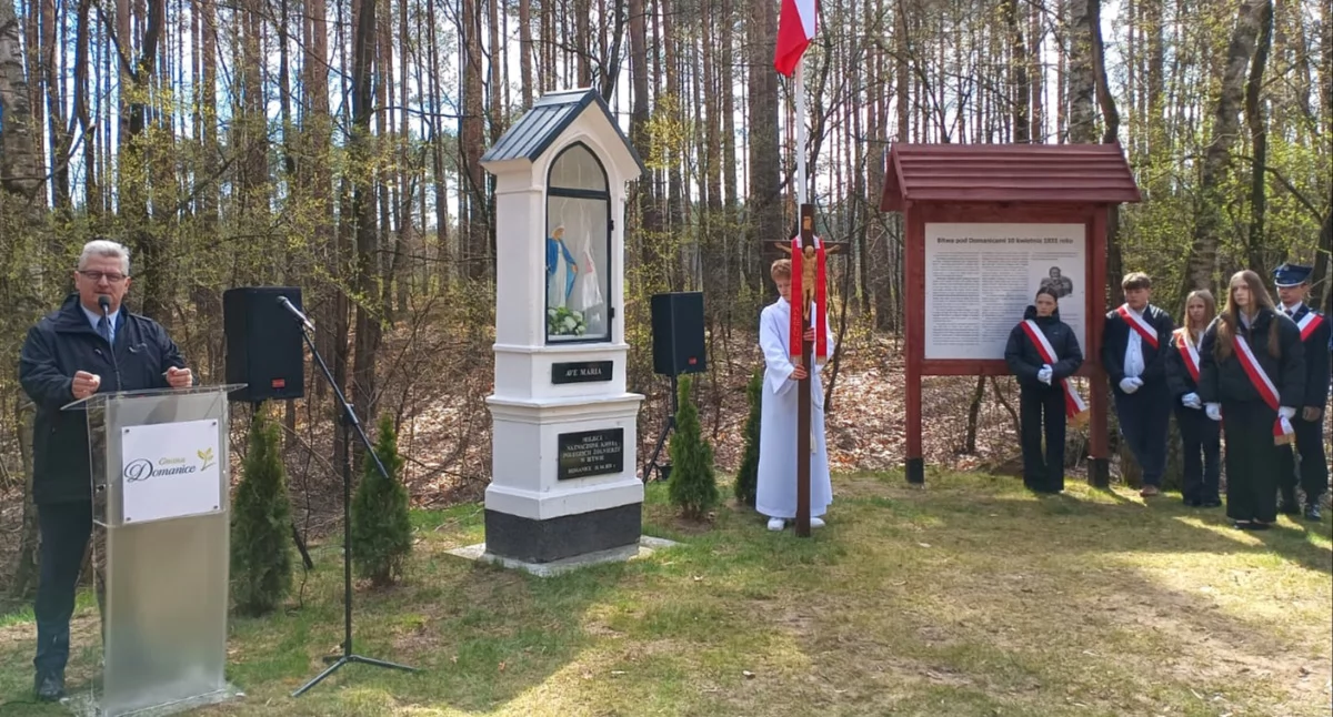 Upamiętniono zwycięstwo pod Domanicami sprzed 195 lat