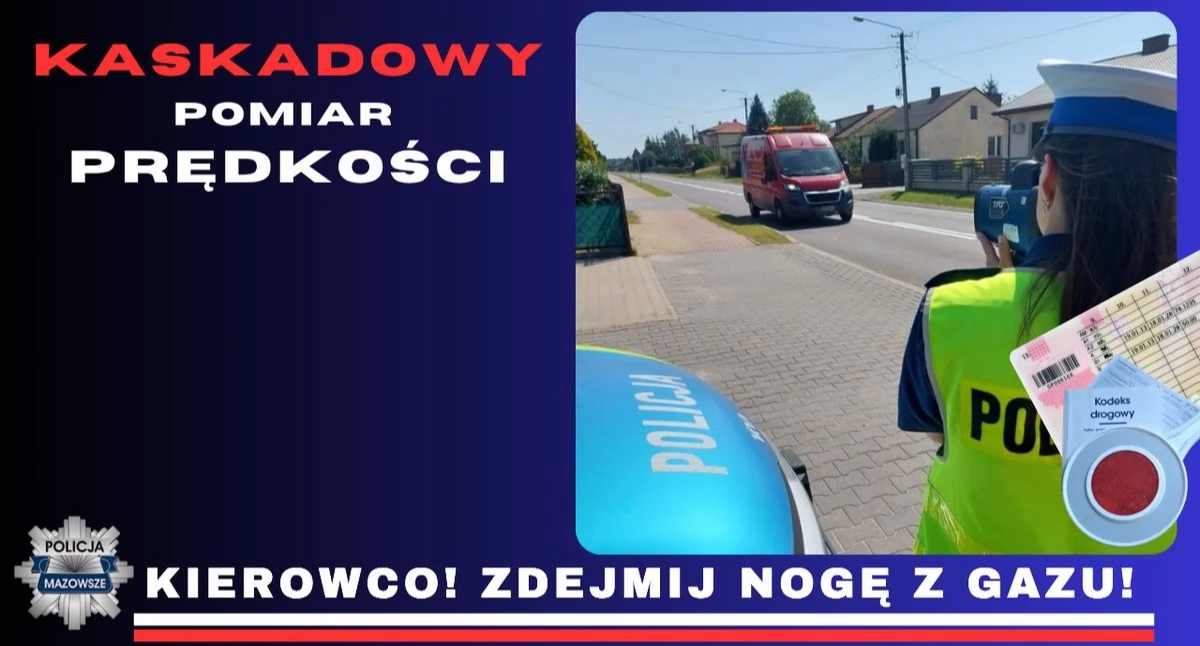 Na Mazowszu będzie kaskadowy pomiar prędkości. Kierowco, zdejmij nogę z gazu!