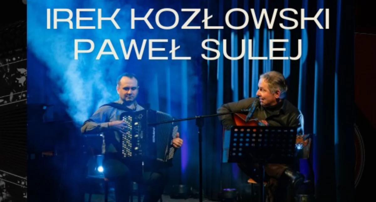 Nastrojowy koncert w Siedlcach. Irek Kozłowski i Paweł Sulej na jednej scenie