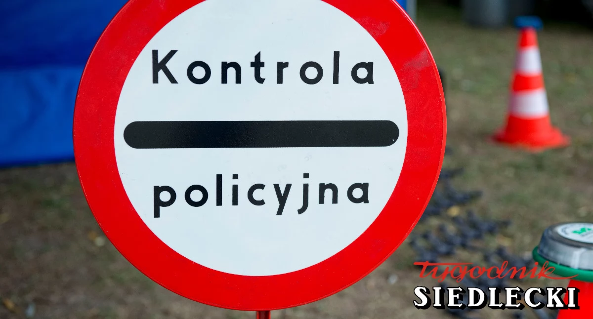 Jechał bez prawa jazdy i pod wpływem narkotyków. 39-latek zatrzymany pod Siedlcami