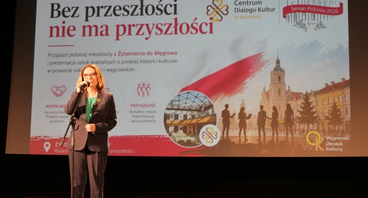 Marszałek Senatu Małgorzata Kidawa-Błońska z wizytą w Węgrowie
