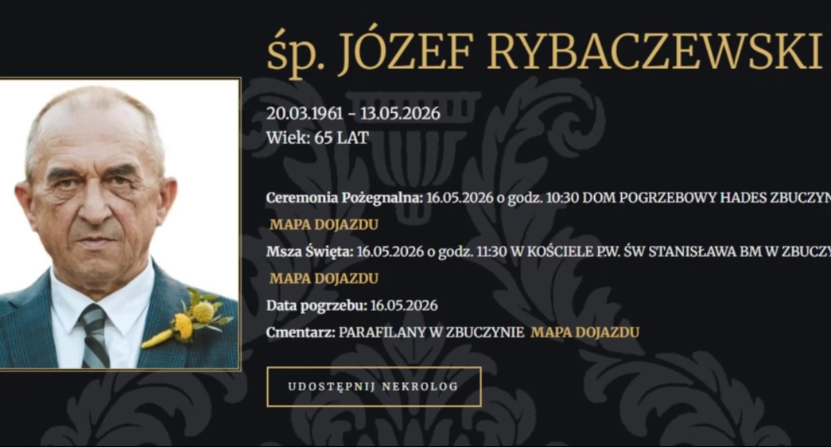 Zmarł Józef Rybaczewski