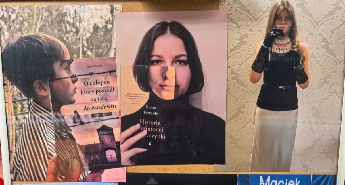 Sleeveface, czyli ubierz się w książkę w Bibliotece Pedagogicznej w Węgrowie