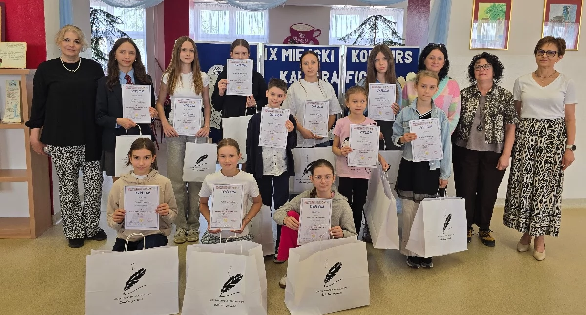 Młodzi mistrzowie pięknego pisania rywalizowali w Siedlcach. „Jedenastka” zaprosiła na IX Miejski Konkurs Kaligraficzny