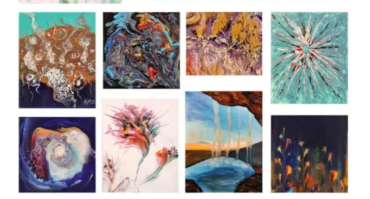 Wernisaż wystawy Grupy Pouring Art „Świat kolorów i fantazji”
