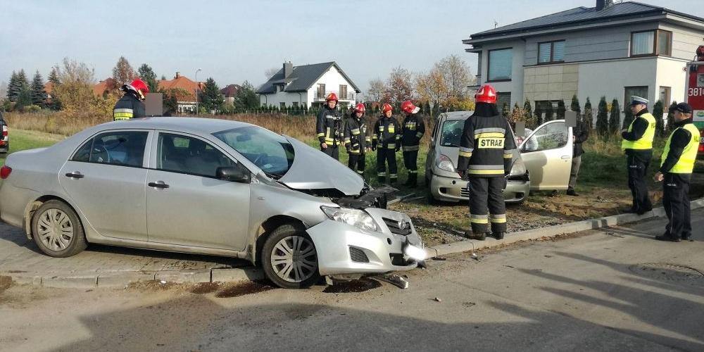 Zderzenie dwóch toyot