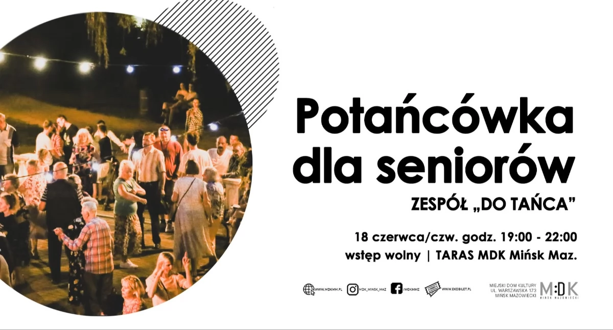 Letni wieczór przy muzyce i tańcu. W Mińsku Mazowieckim odbędzie się potańcówka dla seniorów