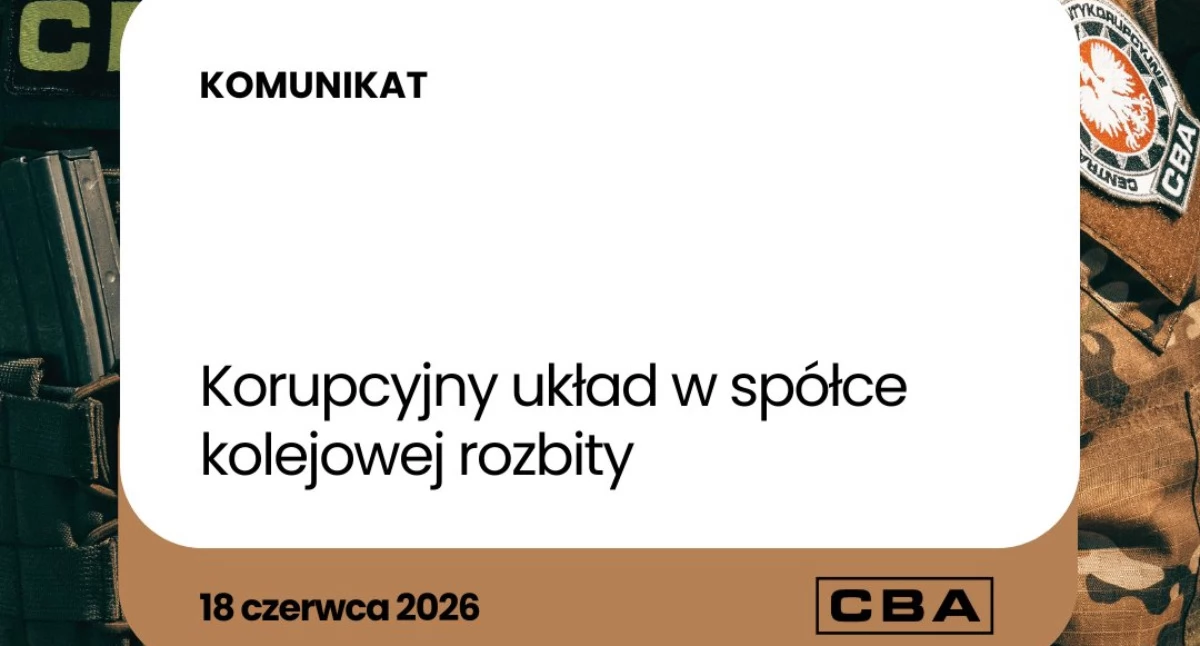 CBA zatrzymało siedem osób w PESA Mińsk Mazowiecki