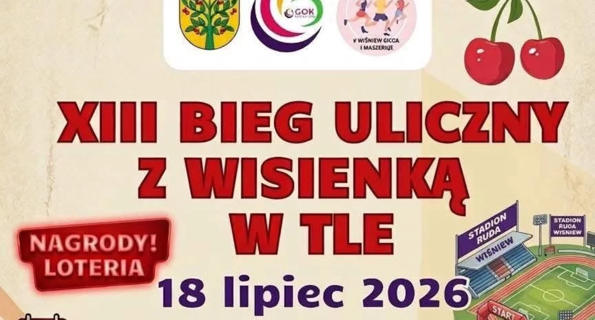XIII Bieg Uliczny „Z wisienką w tle”: zapisy trwają 