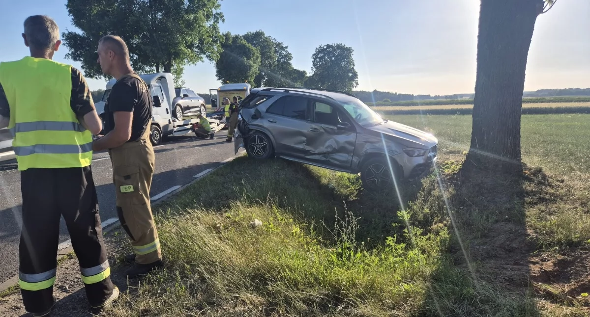 Zderzeie pięciu pojazdów w Płosodrzy