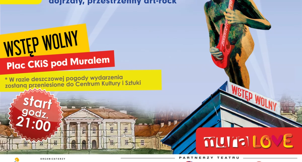 X Letni Festiwal pod Muralem w Siedlcach. Przez cały lipiec bezpłatne koncerty pod gołym niebem