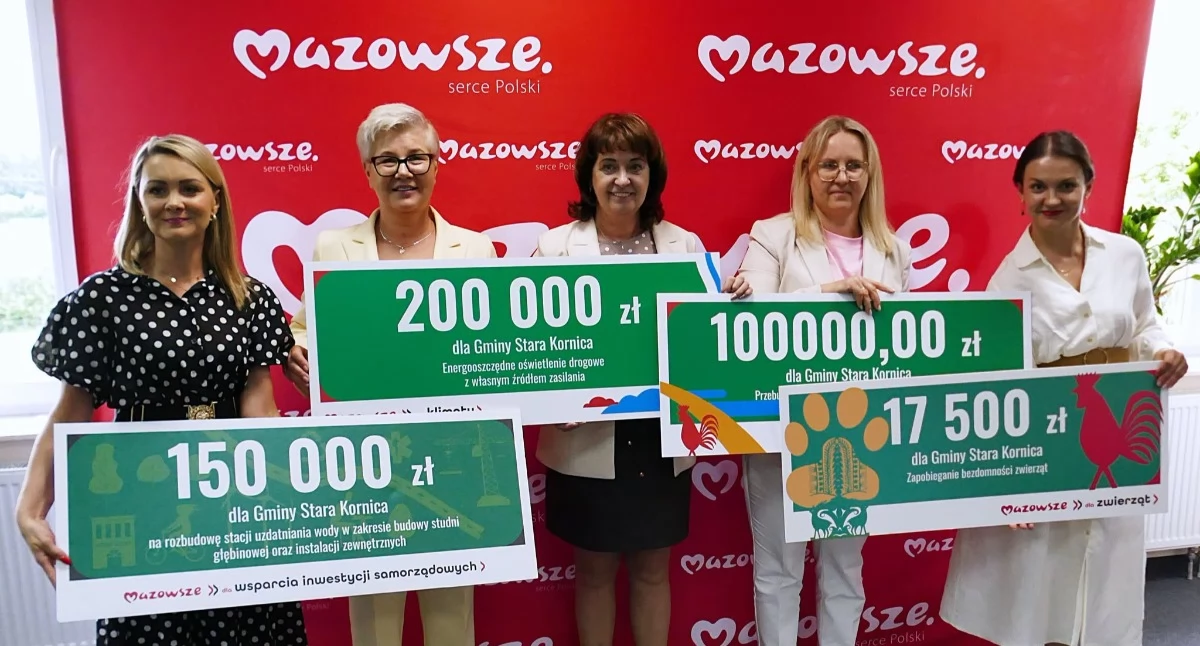 Stara Kornica z dofinansowaniem od samorządu Mazowsza