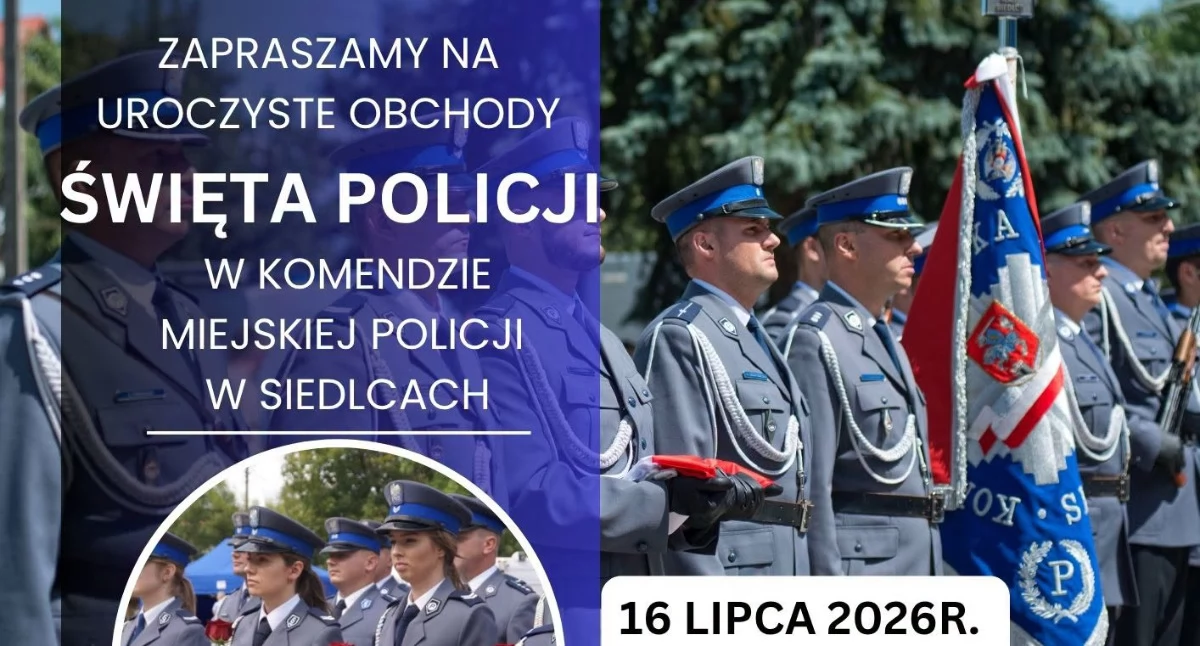 Święto Policji w Siedlcach. Pokazy sprzętu i dzień otwarty komendy