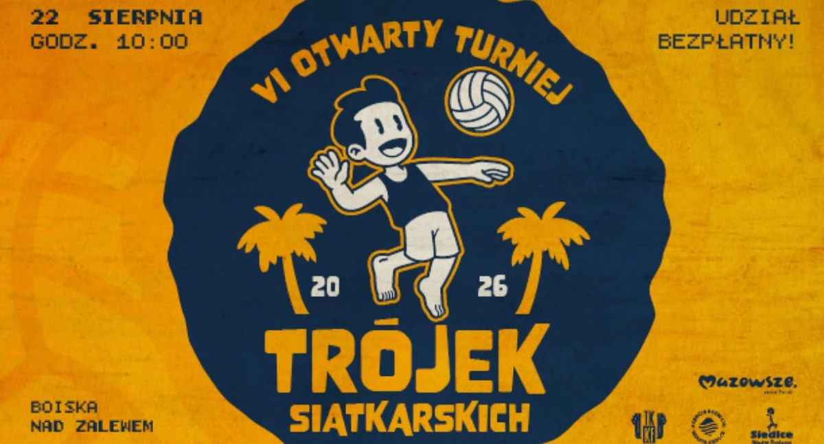 VI Otwarty Turniej Trójek Siatkarskich już 22 sierpnia!