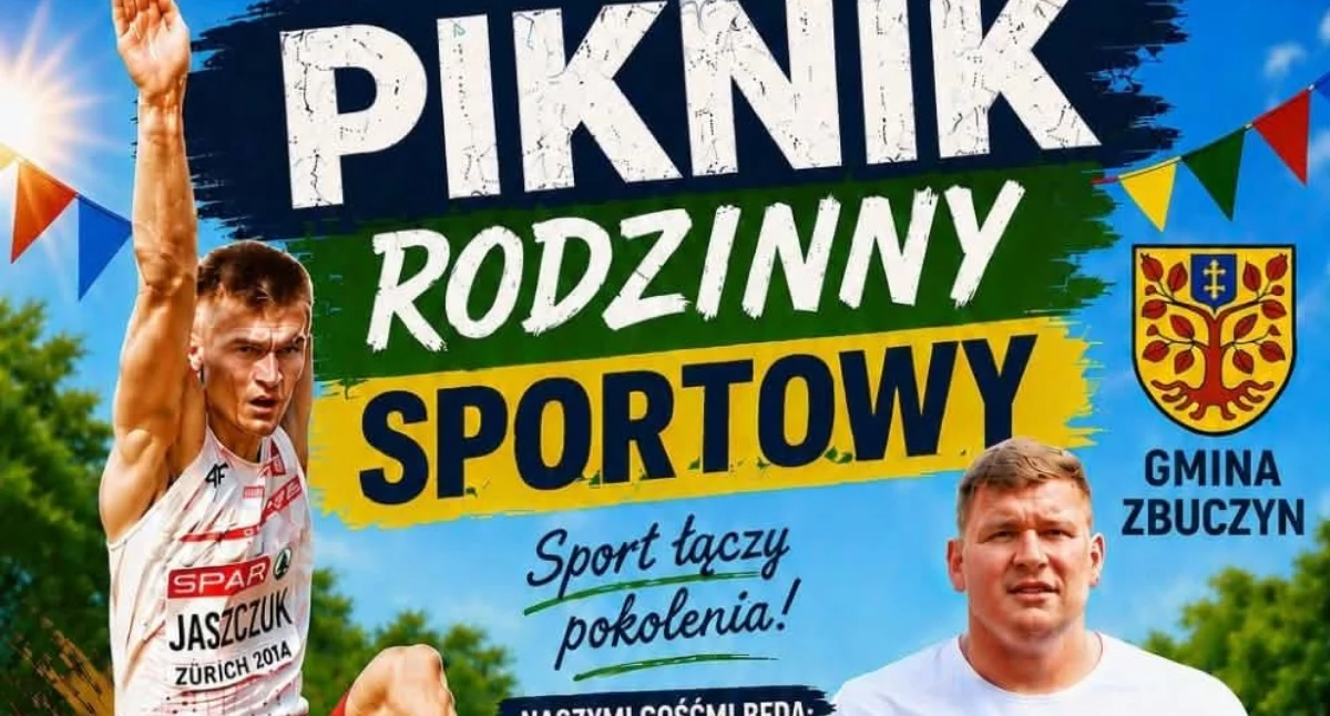 Piknik rodzinno-sportowy w Karczach - gwiazdami Tomasz Jaszczuk i Jakub Szyszkowski