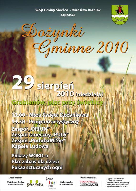 Gminne Dożynki w Grabianowie