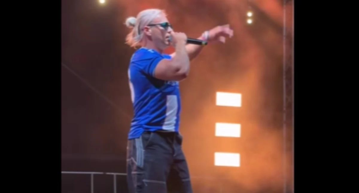Skolim dziękuje publiczności po występie na Dniach Miasta i Gminy Mordy: 