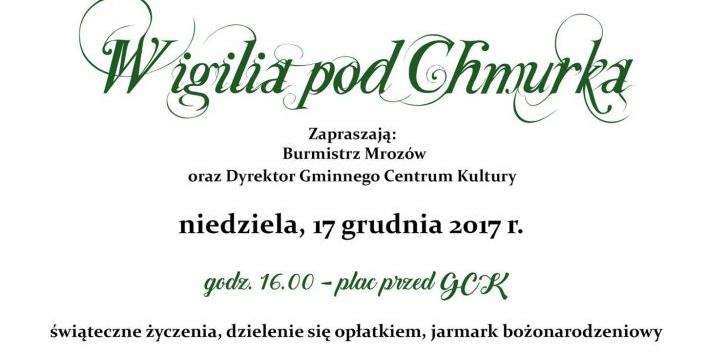 Wigilia pod chmurką