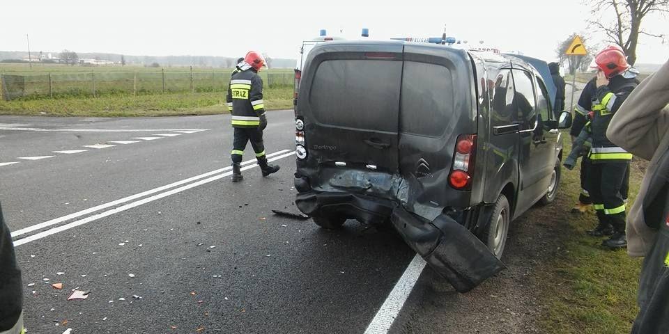 3 pojazdy zderzyły się na DK 63
