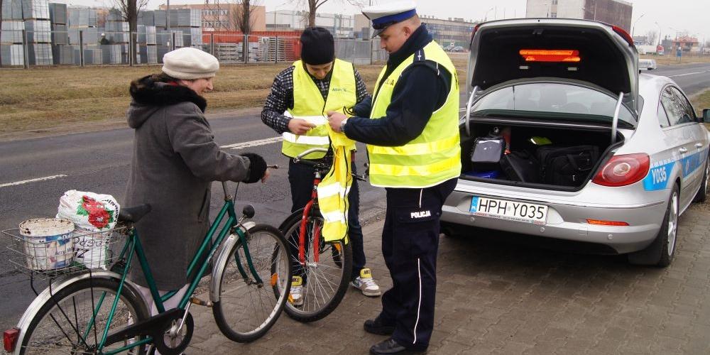 Z odblaskami jesteś bezpieczniejszy