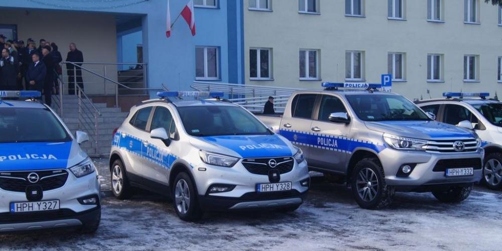 4 nowe radiowozy dla KMP w Siedlcach