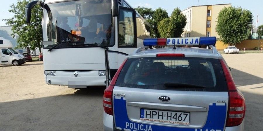 Kontrole autobusów w powiecie garwolińskim