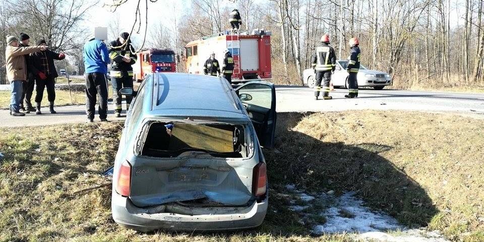 Zderzenie pojazdów na trasie Siedlce-Łosice