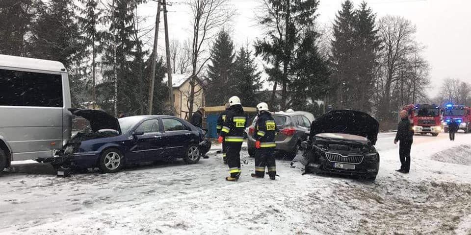 Kraksa w Pruszynie Pieńkach