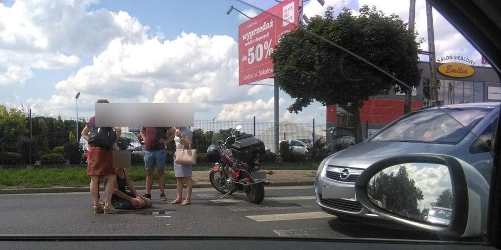 Potrącenie na przejściu