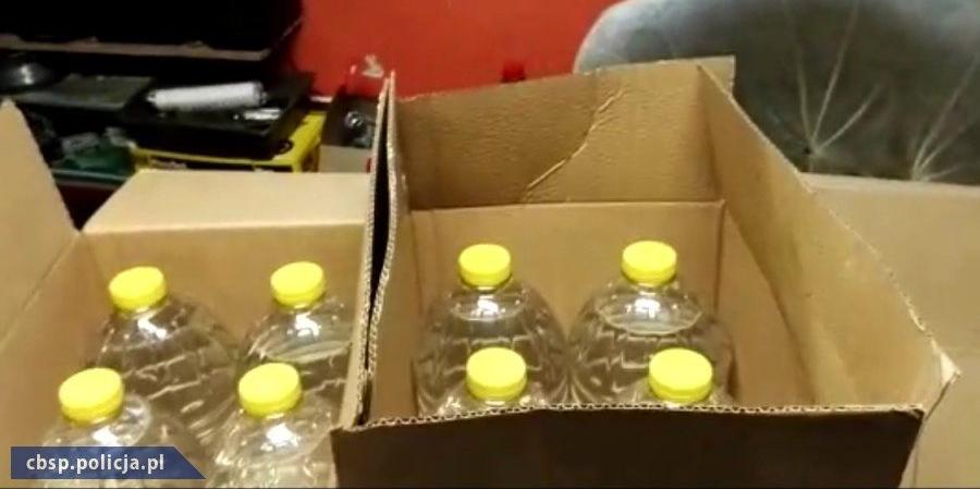 Nielegalna rozlewnia alkoholu w Łukowie