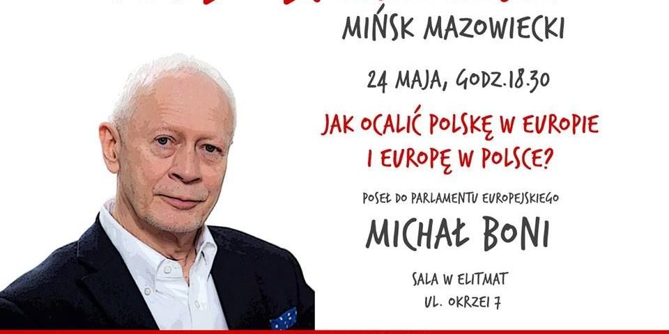 Michał Boni przyjedzie do Mińska