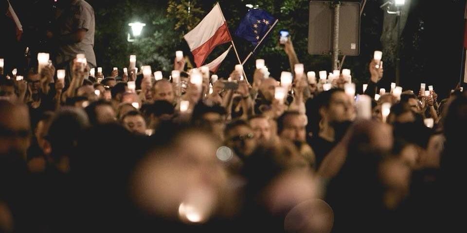 „Łańcuch światła” w Sokołowie Podlaskim