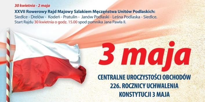 Obchody rocznicy Konstytucji 3 Maja w Siedlcach