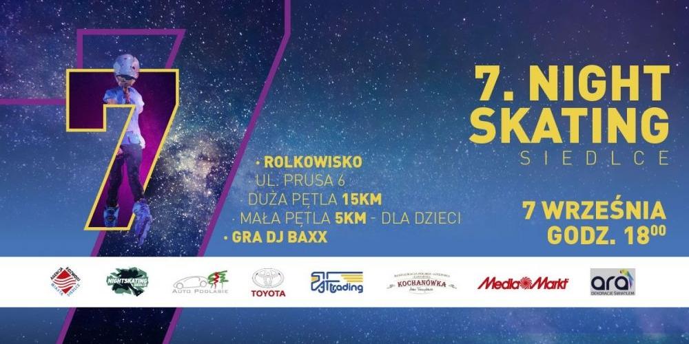Szczęśliwa „7” Nightskating Siedlce
