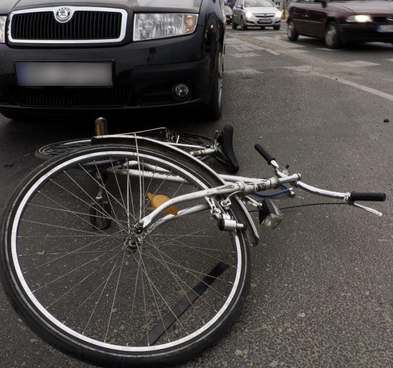 Potrącenie rowerzysty