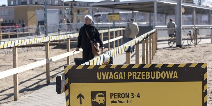 Nowy peron na stacji Siedlce