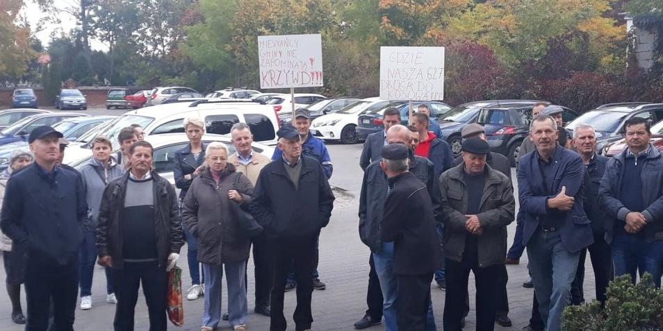 Mieszkańcy protestują