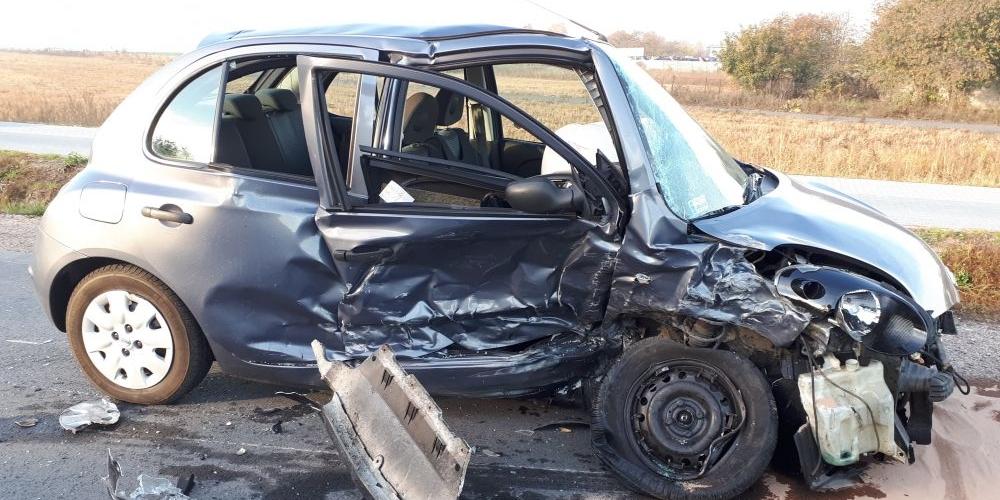 Wypadek na Łukowskiej. Dwie osoby ciężko ranne (Aktualizacja)