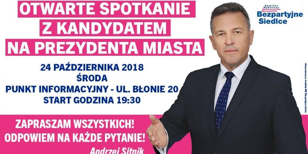 Otwarte spotkanie z Andrzejem Sitnikiem