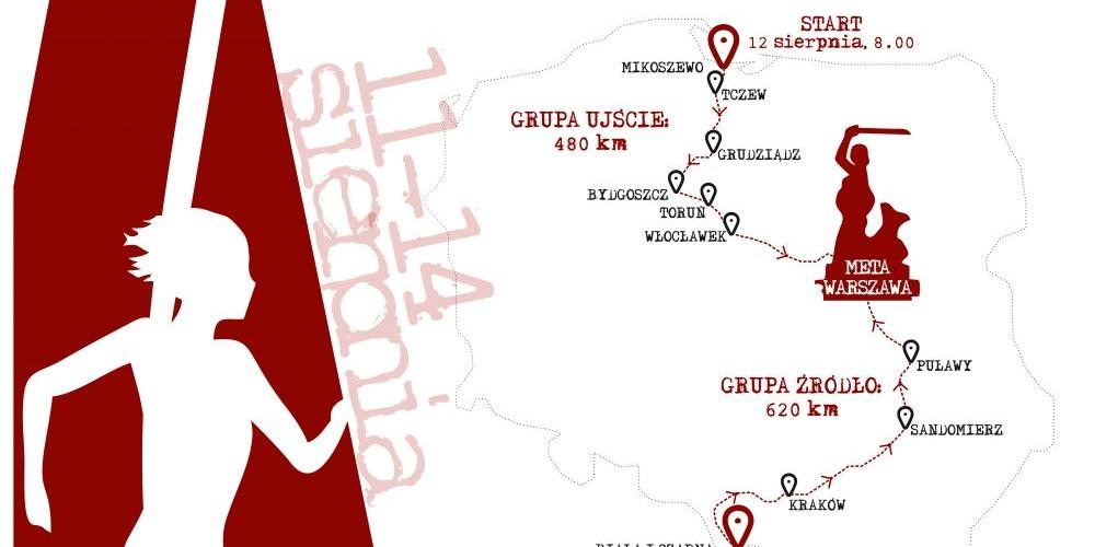 Siedleccy Terytorialsi  w „Sztafecie 100-lecia niepodległości”