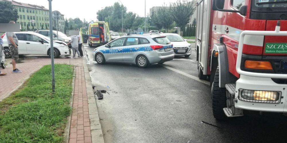 Wypadek na skrzyżowaniu
