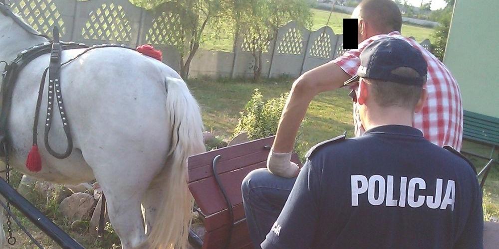 Woźnica uciekał przed policją