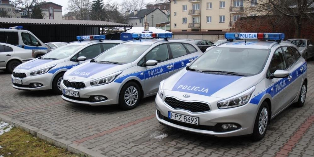 Nowe radiowozy i sprzęt dla mińskiej Komendy